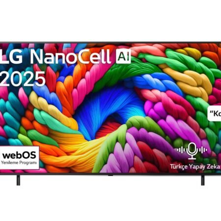 75 inç LG NanoCell AI NANO90 4K Smart TV AI Sihirli Kumanda HDR10 webOS25 2025